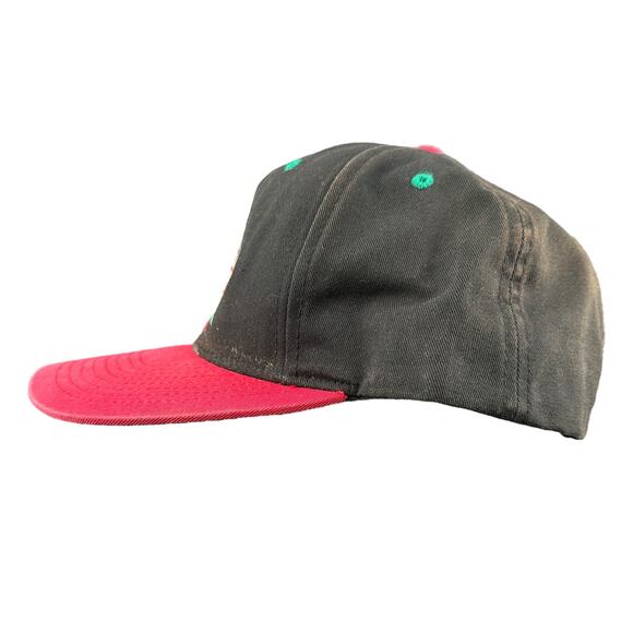 Element Skate California Snap Back Hat Cap Mens Black Red Embroidered Casual - Picture 2 of 6